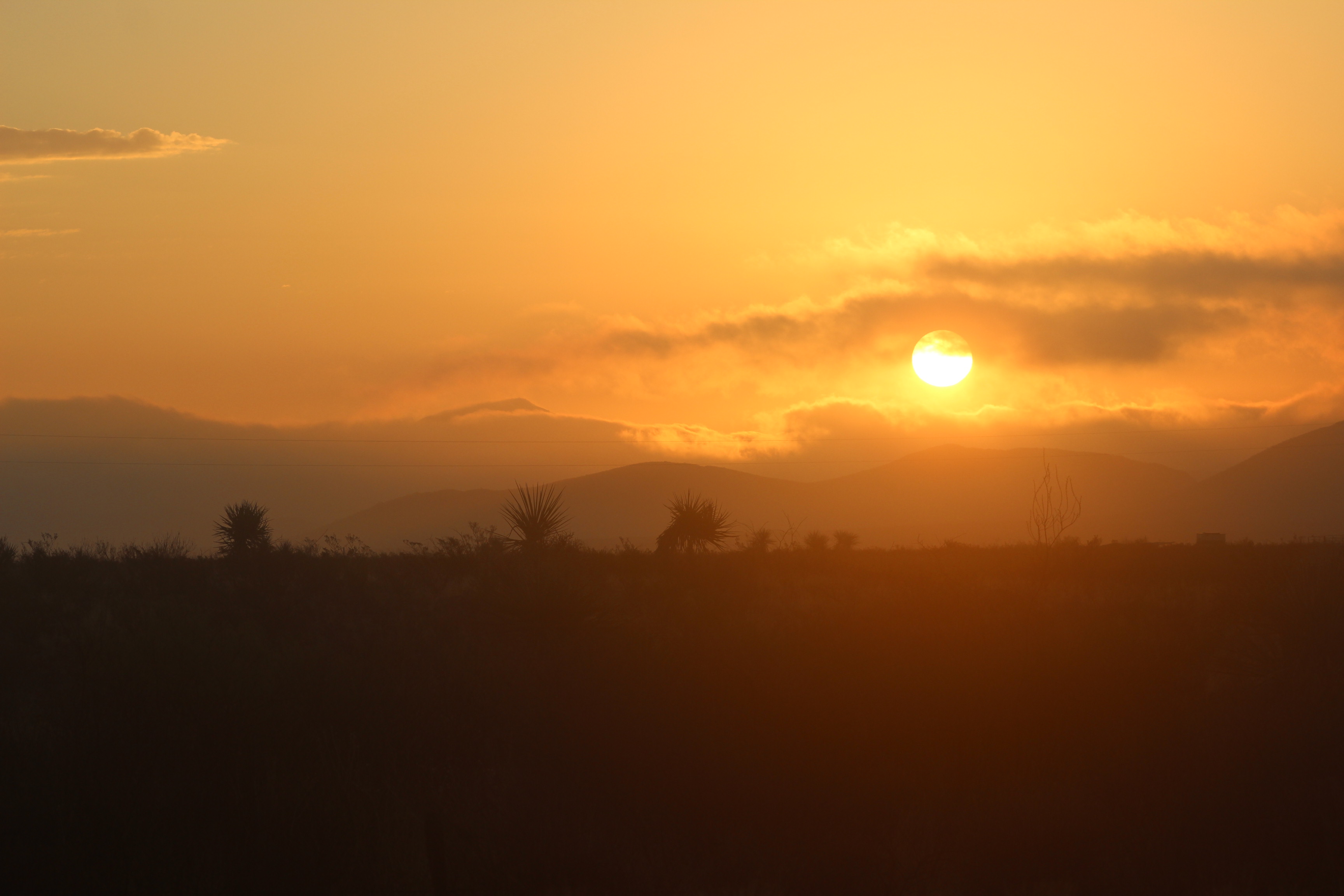 Santiago Mountains Sunrise