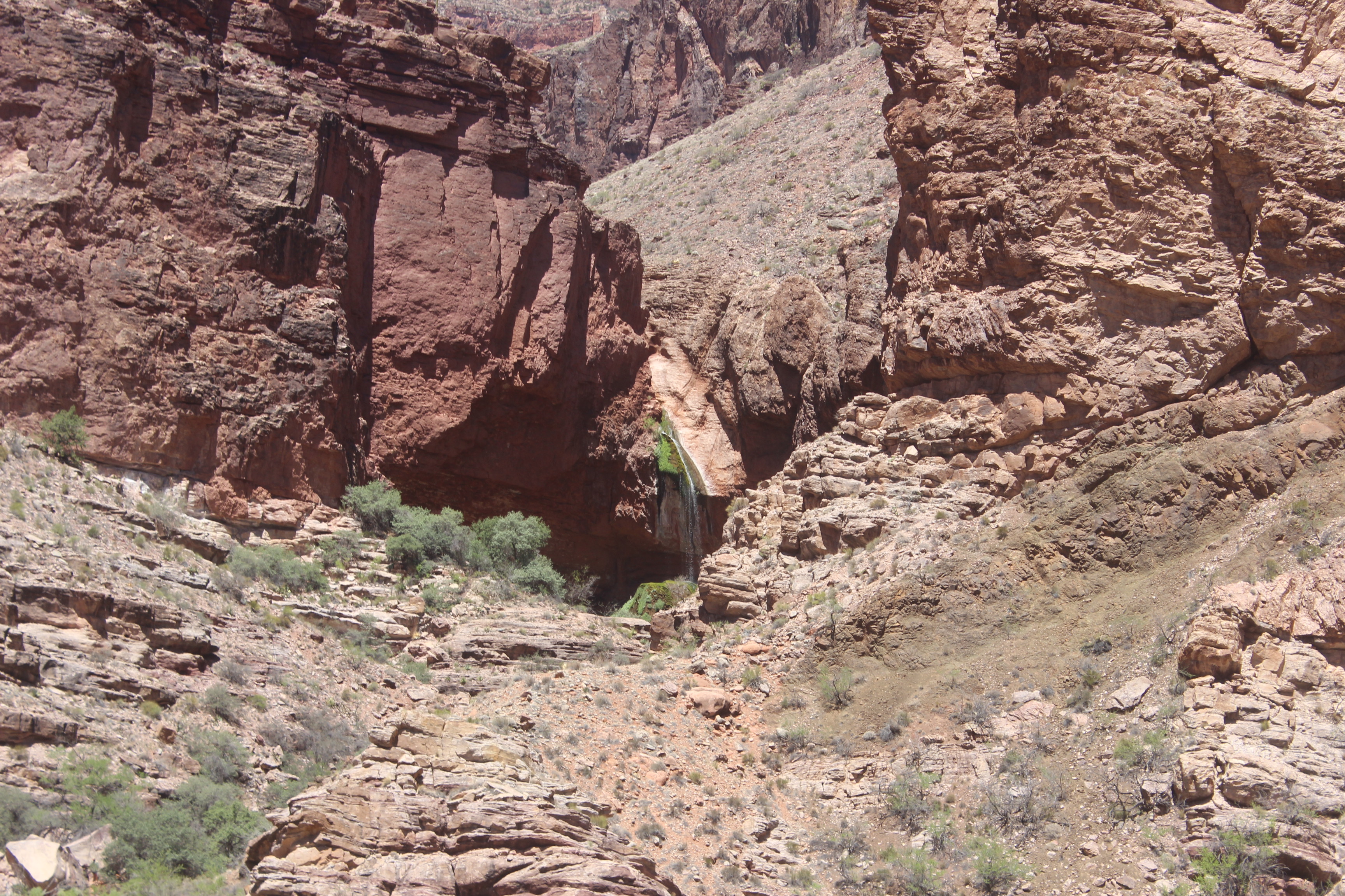 Ribbon Falls—sacred to the Zuni People, they believe this is where they emerged from the earth into the upper world.